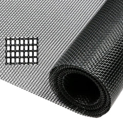 TOOLTRIZ Pet Proof Window Screen Replacement, 39�� x 100" Upgraded Thicken Charcoal Fiberglass Mesh for Sliding Pet Screen Door Repair Kit - Screen