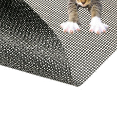 TOOLTRIZ Pet Proof Window Screen Replacement Kit, 60�� x 100�� Upgraded Thicken Charcoal Fiberglass Mesh for Sliding Pet Screen Door Repair Kit -