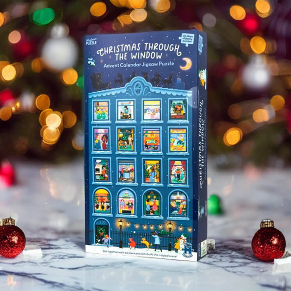Professor Puzzle Christmas Through The Window Jigsaw Advent Calendar