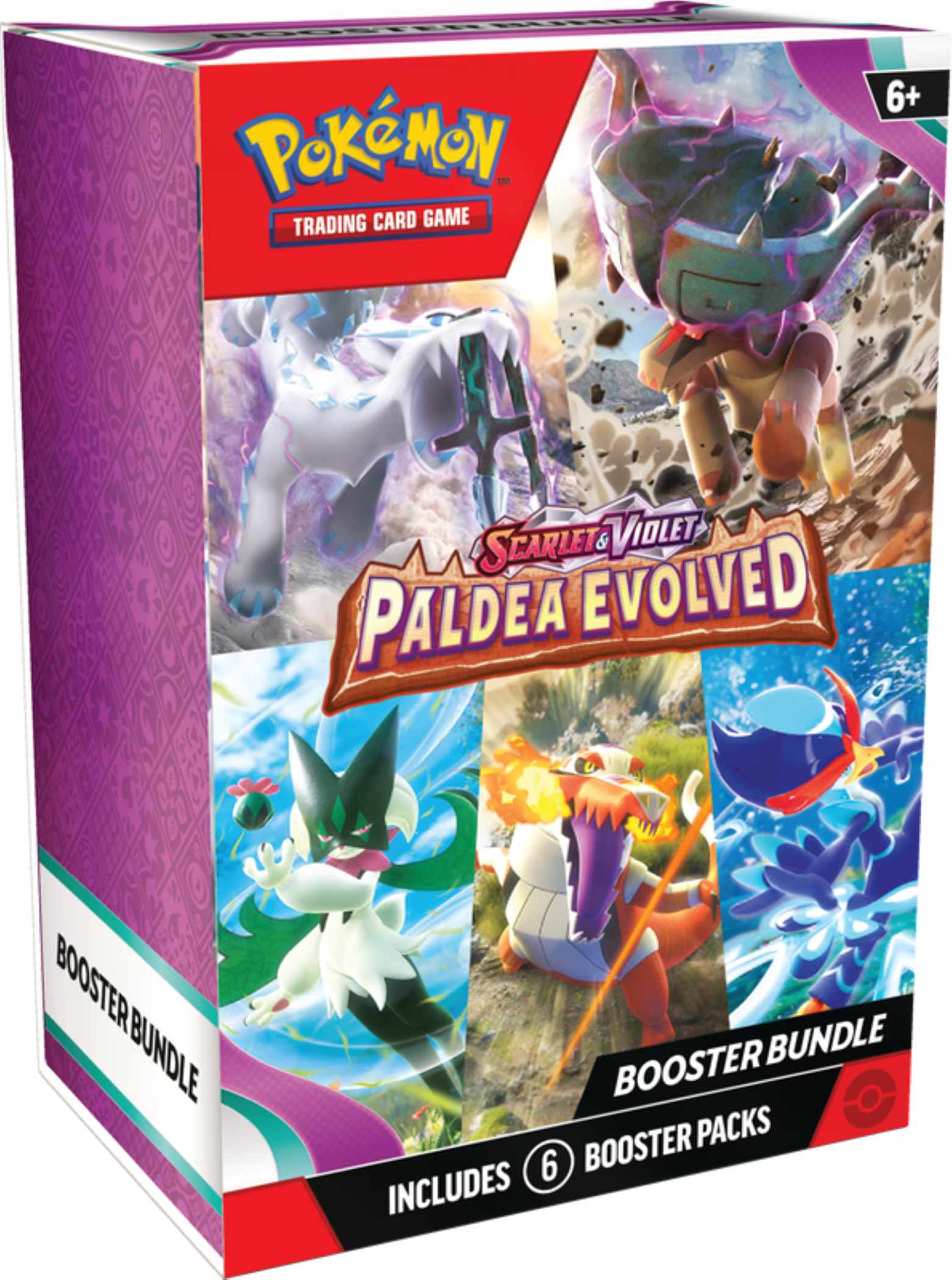 Pokemon Trading Card Game Scarlet & Violet 2 Paldea Evolved Booster Bundle 6 Booster Packs